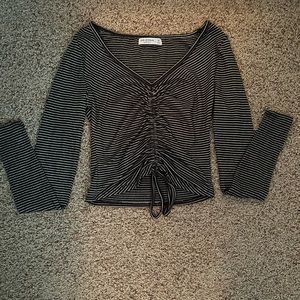 Ruched soft long sleeve